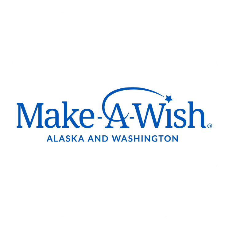 Make A Wish Alaska and Washington Logo