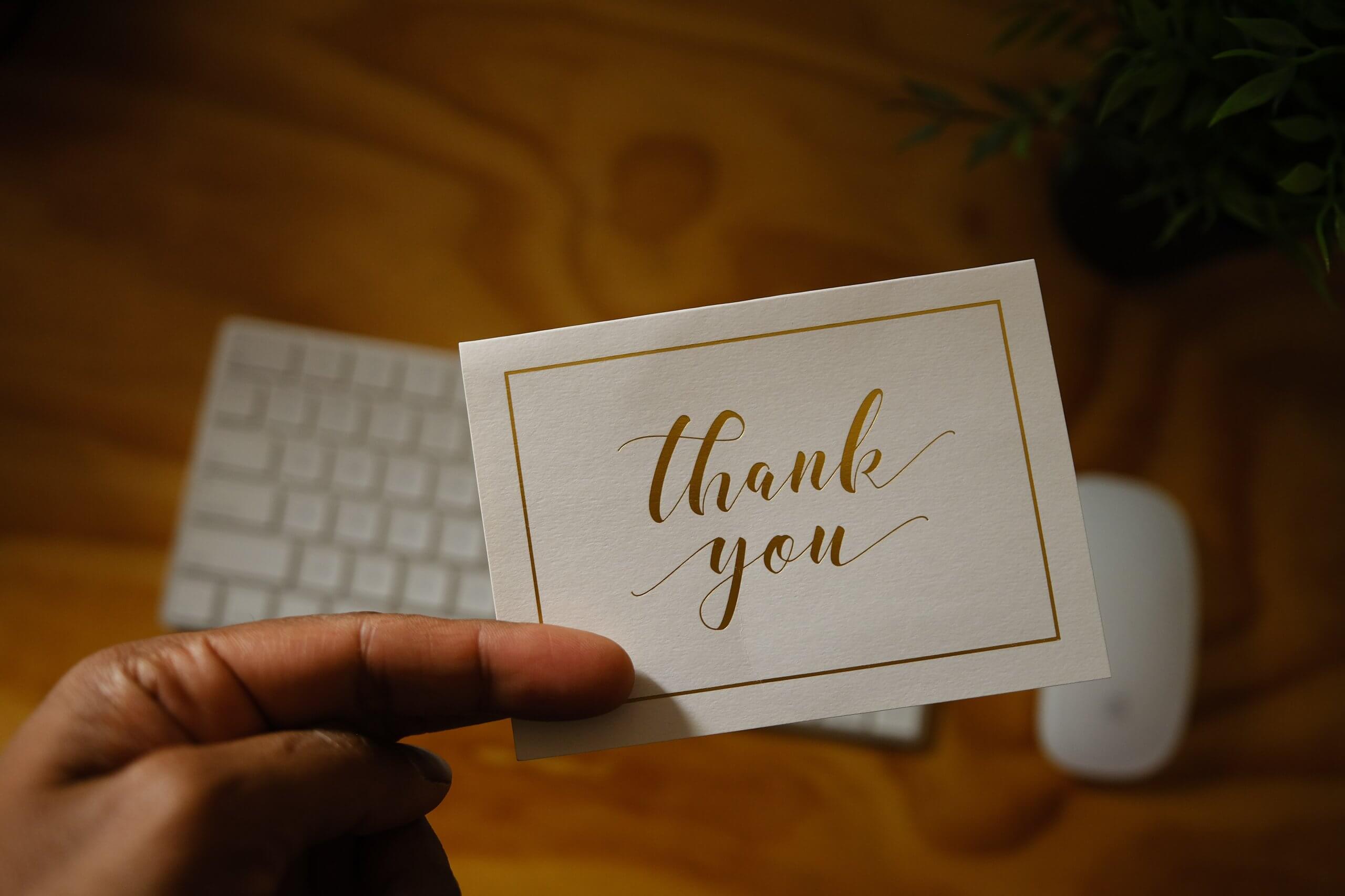 How One Company Built A Business With Thank You Notes